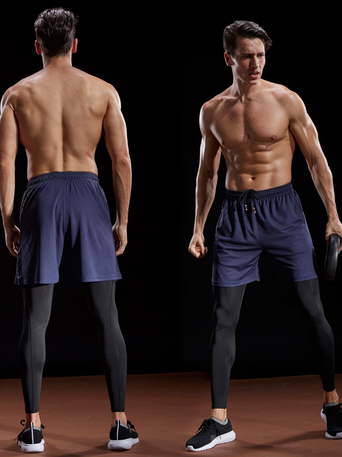 Men'S Lightweight Workout Athletic Shorts with Pockets